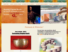 Tablet Screenshot of healingcrystalbowls.com